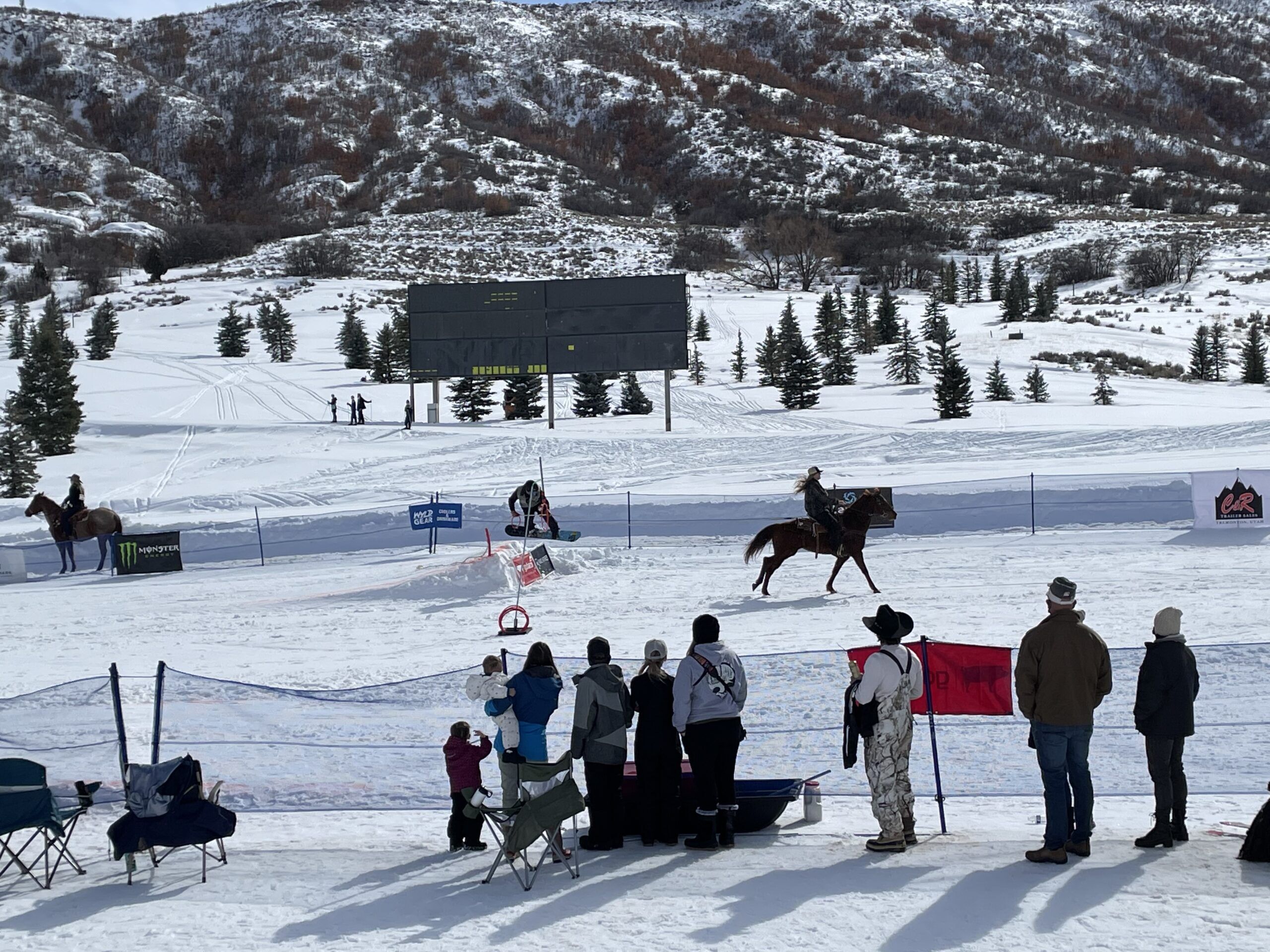 Utah Skijoring